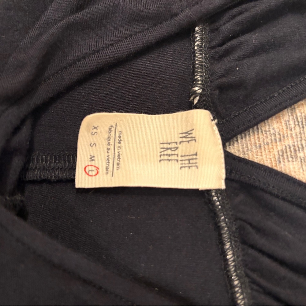 We The Free Black Ruched Bell Sleeve Top - Picture 3 of 8